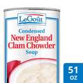 Legout New England Clam Chowder Condensed Canned Soup 51 oz., PK12 3750064463